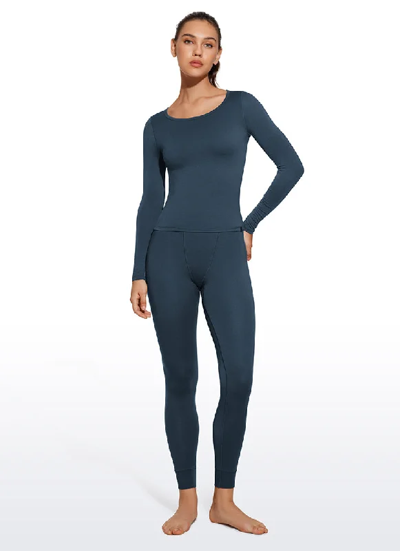 Women's Tight Trousers with Rhinestone Embellishments in Silver for a Sparkly LookSoft Thermal Base Layer Sets - Top & Bottom Women's Tight Trousers with Rhinestone Embellishments in Silver for a Sparkly LookSoft Thermal Base Layer Sets - Top & Bottom