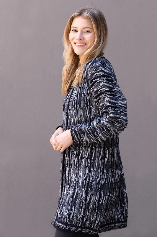 floral print women cardigan for a feminine touchJurassic Cardigan Zebra