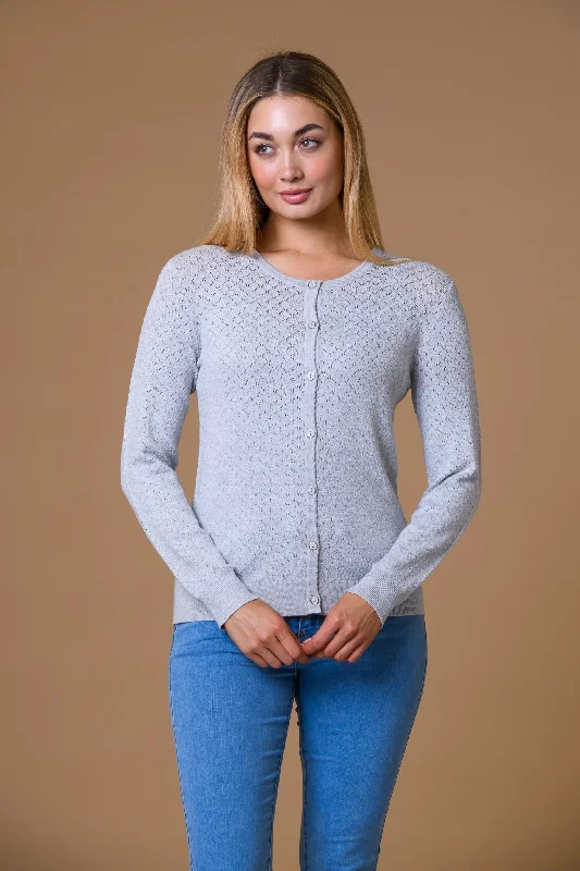 cropped women cardigan to pair with high - waisted jeans? Pointelle Diamante Button Cardigan (15% off) cropped women cardigan to pair with high - waisted jeans? Pointelle Diamante Button Cardigan (15% off)