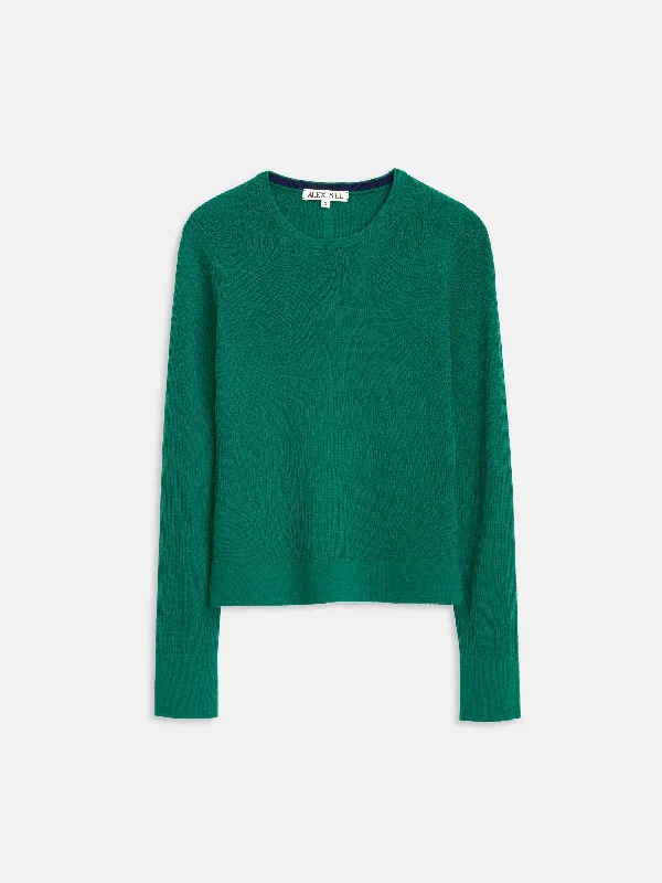 Tie - Front Women's Lambswool Sweaters in Pastel HuesAva Sweater Tee