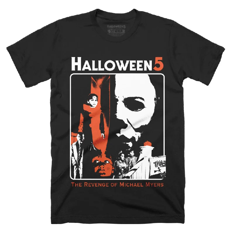 Striped Women T Shirt in a Classic PatternHalloween 5 The Revenge T-Shirt