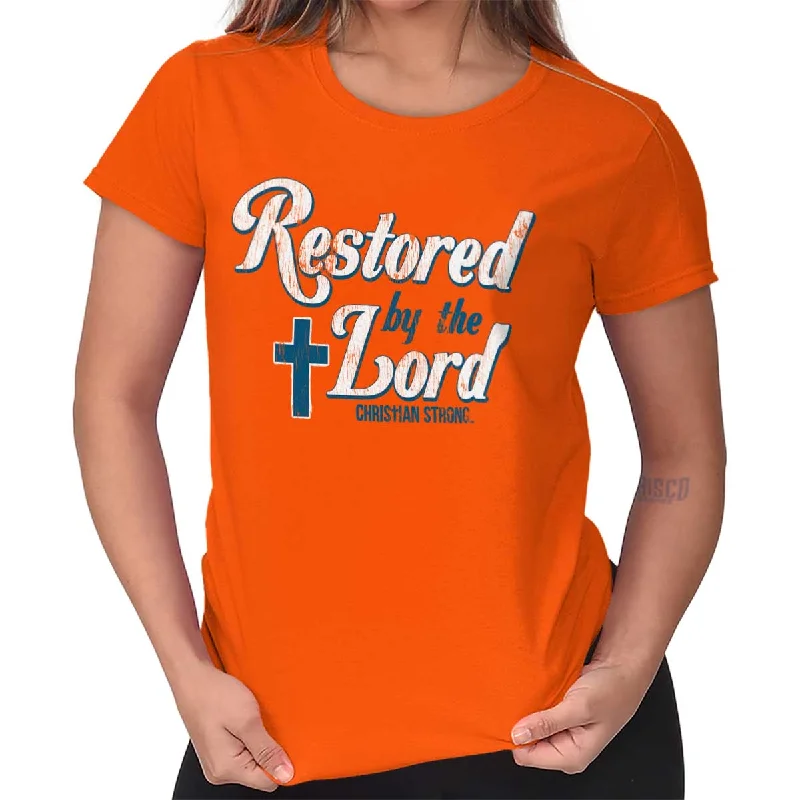 Pocketed Women T Shirt for Added FunctionalityRestored by Lord Jes Ladies T Shirt