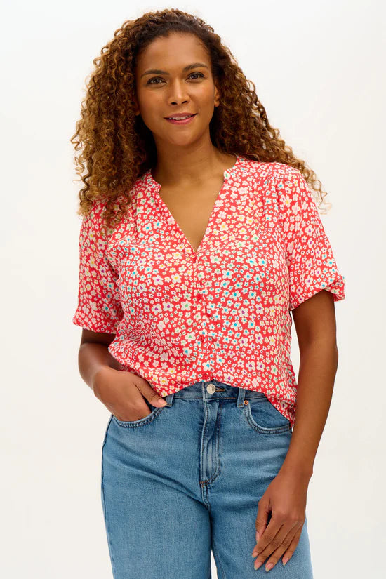 Sleeveless Women's Silk - Trimmed Sweaters for SummerSugarhill Connie Blouse