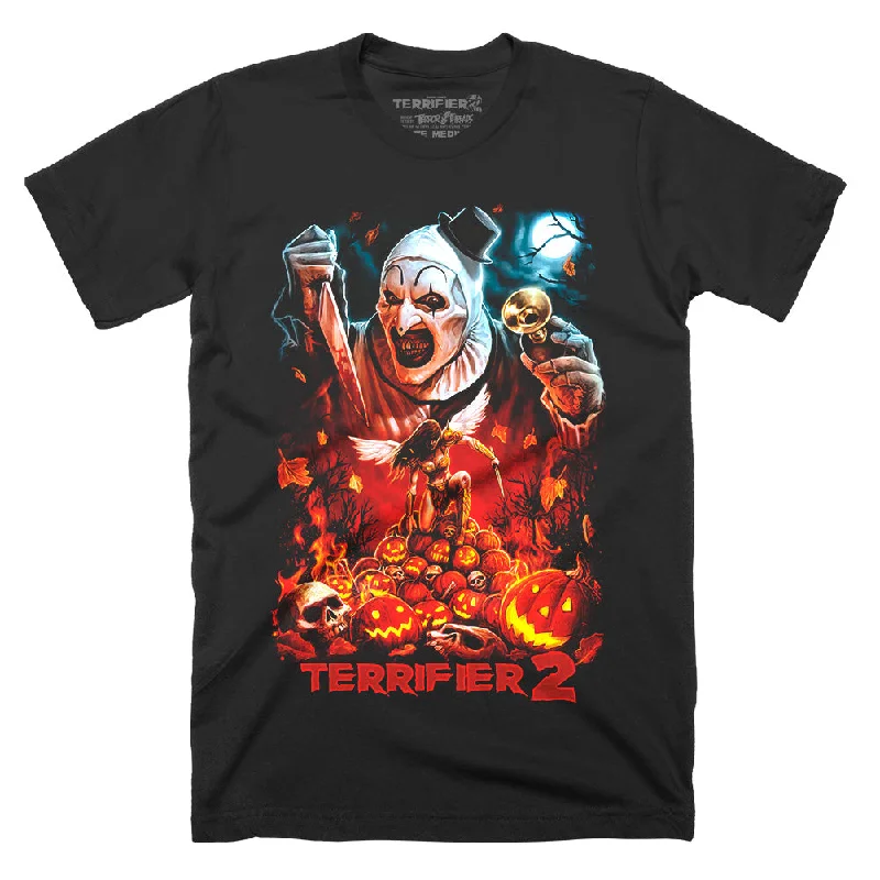 Pocketed Women T Shirt for Added FunctionalityTerrifier 2 Queen Of The Hill T-Shirt