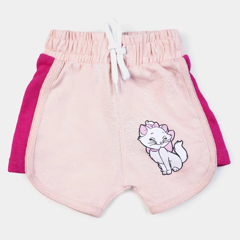 Solid Color Women Shorts in Bright Hues for a Bold StatementInfant Girls Knitted Short Marie Cat | Peach